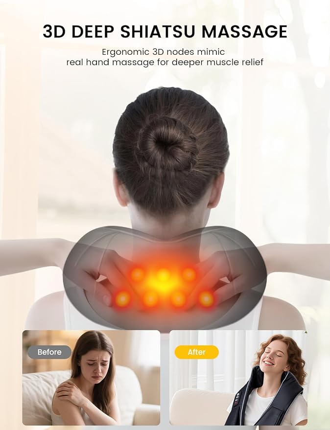 Shiatsu Neck and Back Massager - Image 2