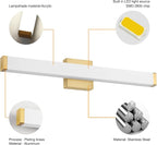LED Bathroom Vanity Light fixtures 24in Metal Brass, 14W 4000K Natural White - Image 4