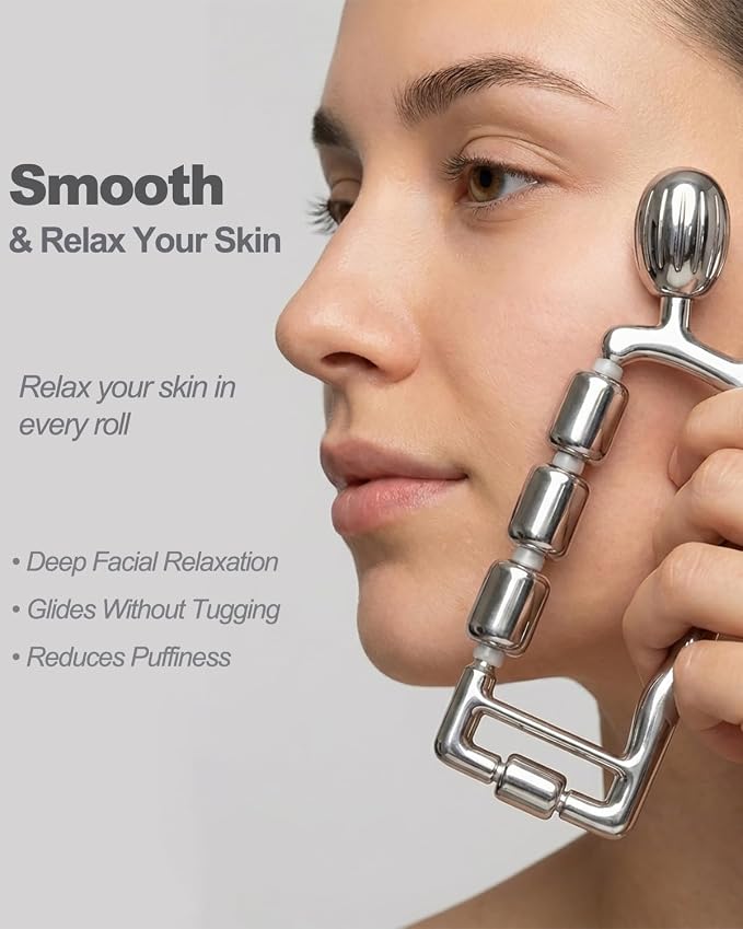 Yeamon 3-in-1 Face Roller for Skin Care, Facial Massager - Image 5