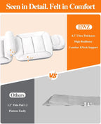 Full Body Bath Pillow for Bathtub, Thick Luxury Bathtub Cushion - Image 5