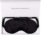 Silk Sleep Mask Light Blocking Luxury 100% Mulberry 19mm Silk Eye Mask Eye by YanserSelection