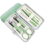 QURIPE 7pcs Manicure Set, Nail Clippers Kit, Stainless Steel Manicure Kit by QURIPE
