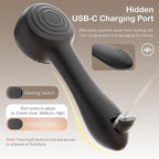 Facial Cleansing Brush Silicone Face Scrubber Waterproof Rechargeable - Image 6