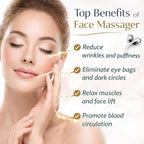 Stainless Steel 3D Face Roller Metal Facial Massager Face Sculpting Gua Sha - Image 6