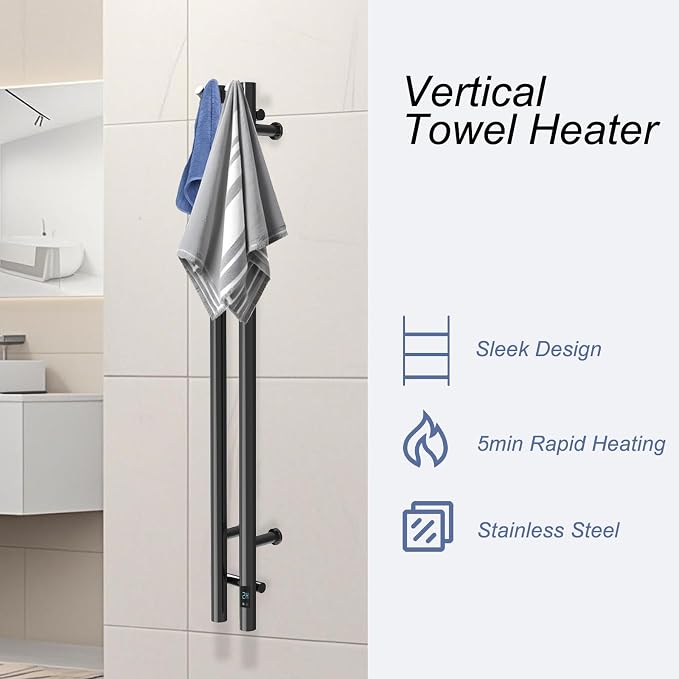 Heated Towel Rack, Towel Warmer - Image 2