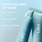 Laka Soothing Prep Lip Mask, Cooling Peel Off Korean Lip Mask, Gentle Exfoliator - Image 5