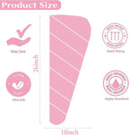 3 Pack Ultra Absorbent Microfiber Hair Towel - Image 2