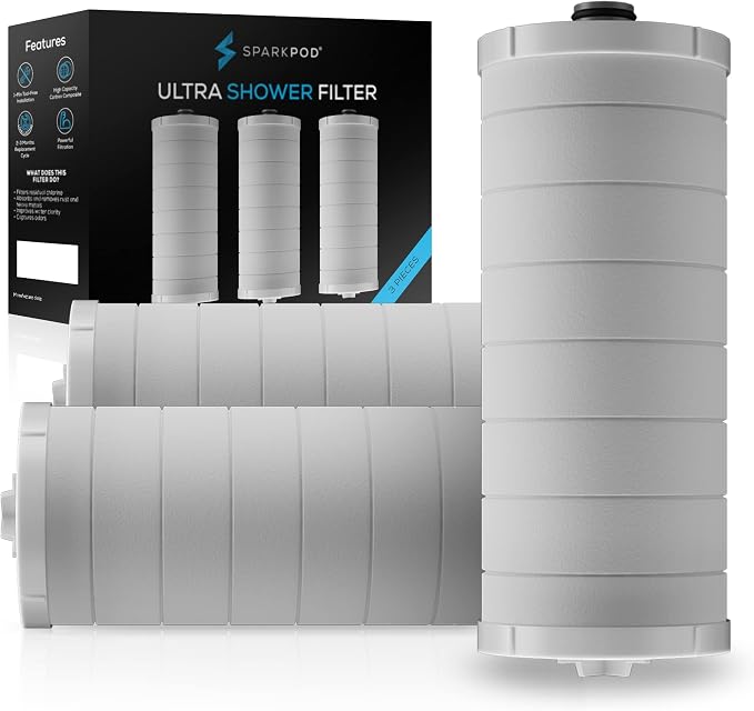 SparkPod Ultra Shower Filter Cartridge by SparkPod