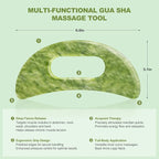 3 PCS Jade Stone Gua Sha Set Face Massager, Body Gua Sha Tool, Jade Gua Sha - Image 2