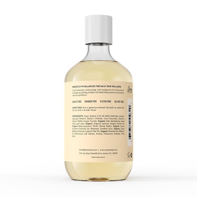 Deep Steep Lemon Cream Bubble Bath - Image 3