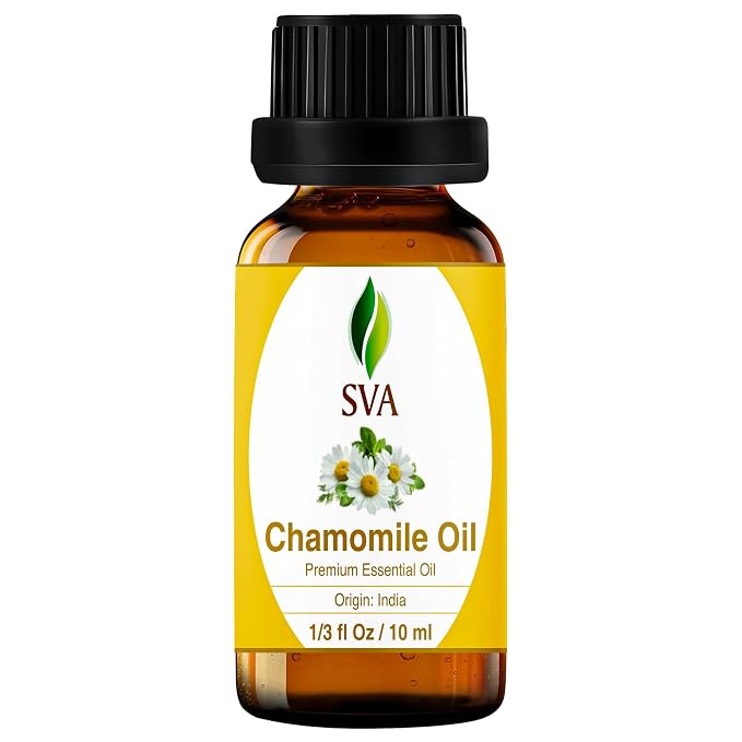 SVA Chamomile Essential Oil – 1/3 Fl Oz – 100% Natural Chamomile Oil - Image 8