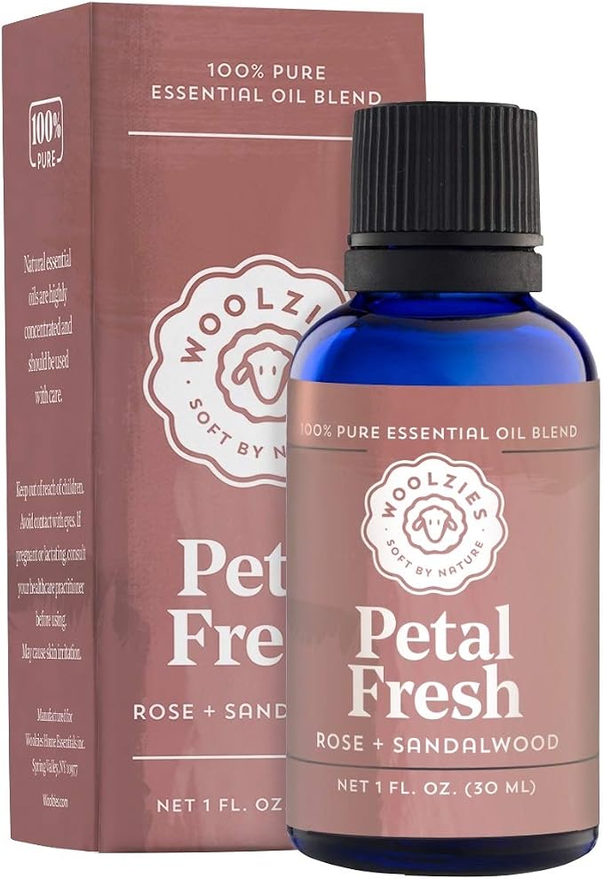 Woolzies Pure Fresh Essential Oil Blend | Rose & Sandalwood Therapeutic Grade by WoolziesHomeEssentials