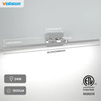 VOLISUN Modern Bathroom Vanity Light 39.4 inch, 24W Dimmable 5CCT Led Bathroom - Image 6
