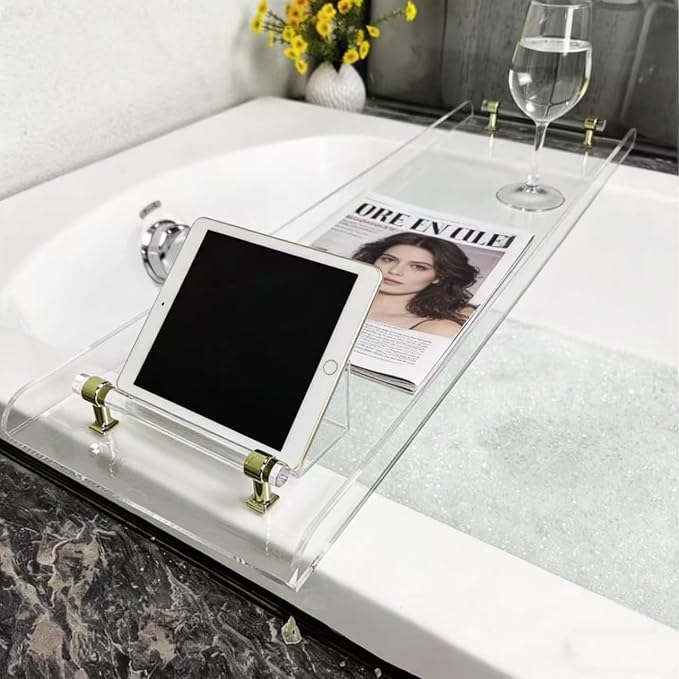 WANLIAN 33inch Luxury Bathtub Caddy Tray - Image 2