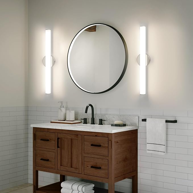 OOWOLF 24inch Bathroom Vanity Light 2-Pack, 16W Bathroom Lights Fixture - Image 5