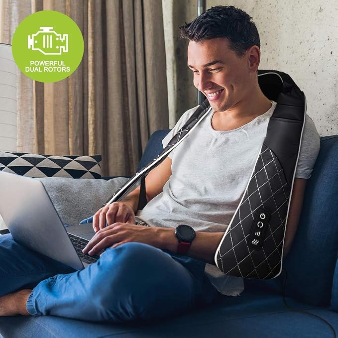 Shiatsu Neck Massager for Pain Relief Deep Tissue - Image 3