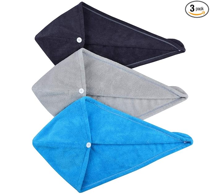 HOPESHINE Hair Drying Towel Twist Women's Soft Shower Microfiber Towels by HOPESHINE
