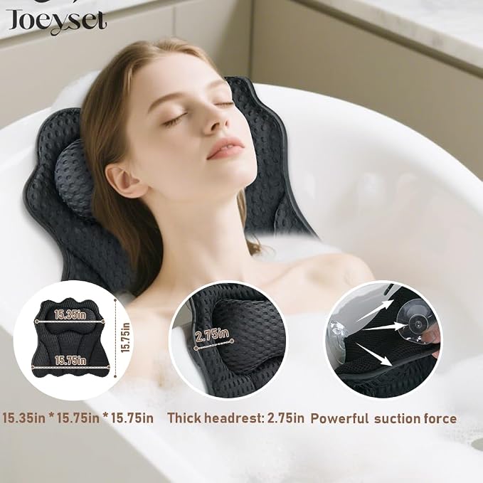 Bath Pillows for Tub, Bath Pillow, Bathtub Pillow, and Luxury Bath Accessories - Image 3