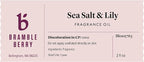 Bramble Berry Sea Salt and Lily Fragrance Oil 2 oz | Fresh Floral Ocean Scent - Image 2