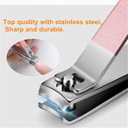 QURIPE 7pcs Manicure Set, Nail Clippers Kit, Stainless Steel Manicure Kit - Image 4