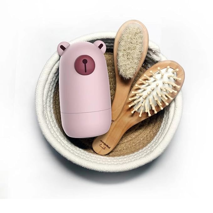 Baby Nail Clippers Set with Cute Case, Infant Fingernail and Toenail File Kit by papabear