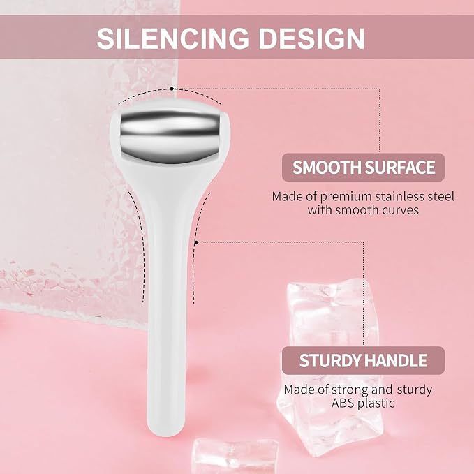 MAANGE Mini Eye & Face Rollers for Eye Massager, Stainless Steel Eye Ice Roller - Image 4