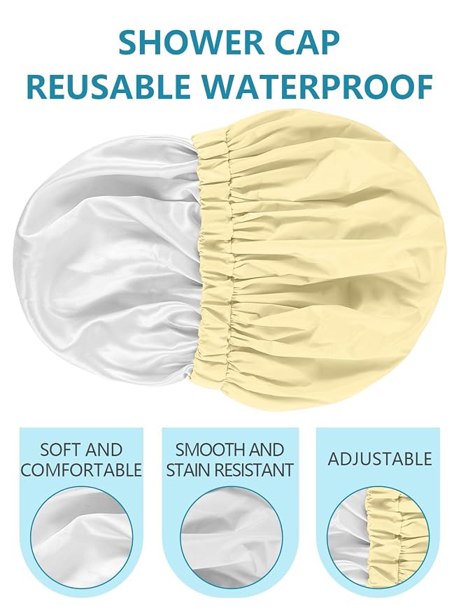 Years calm Reusable Waterproof Shower Caps - Image 2