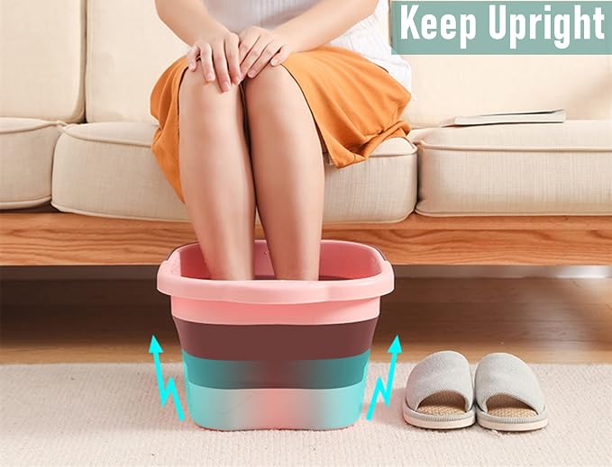 Collapsible Foot Tub Feet Soaking Spa Bath - Image 8