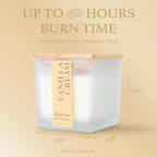 Scented Candle, 7.04 oz Vanilla Cream Aromatherapy Candle, Natural Soy Wax - Image 6