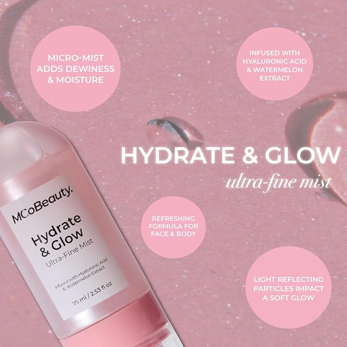 MCoBeauty Hydrate & Glow Ultra Fine Mist - Image 5