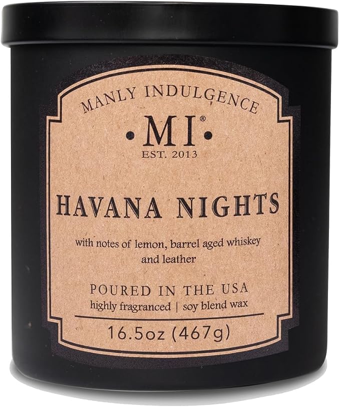 Manly Indulgence Havana Nights Scented Candles by ManlyIndulgence