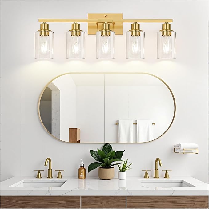 Indoi 5-Light Bathroom Vanity Light - Image 7