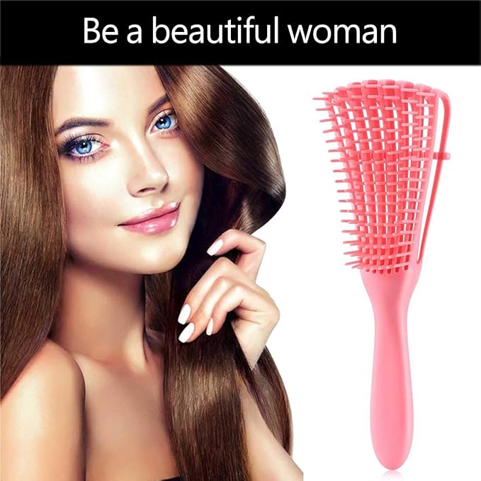 Detangling Brush for Afro American/African 3a to 4c Kinky, Wavy/Curly/Coily Hair - Image 5