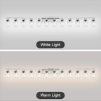Brushed Nickel Bathroom Vanity Light, 12 Light Brushed Nickel Bathroom Lighting - Image 8