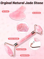 Deciniee Gua Sha Face Roller Tools: Jade Roller Facial Tools - Image 2