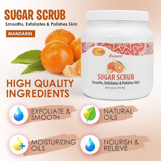 SPA REDI Exfoliating Body Scrub | Dual-Action Exfoliant & Moisturizer - Image 5