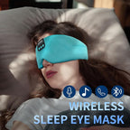 Sleep Mask Bluetooth 5.4 Headphones Soft Wireless Headband Eye Mask Blackout - Image 5