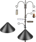 Bird Feeder Pole with Squirrel Baffle by MIXXIDEA