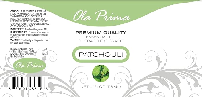 Ola Prima 4oz Patchouli Essential Oil - Image 2
