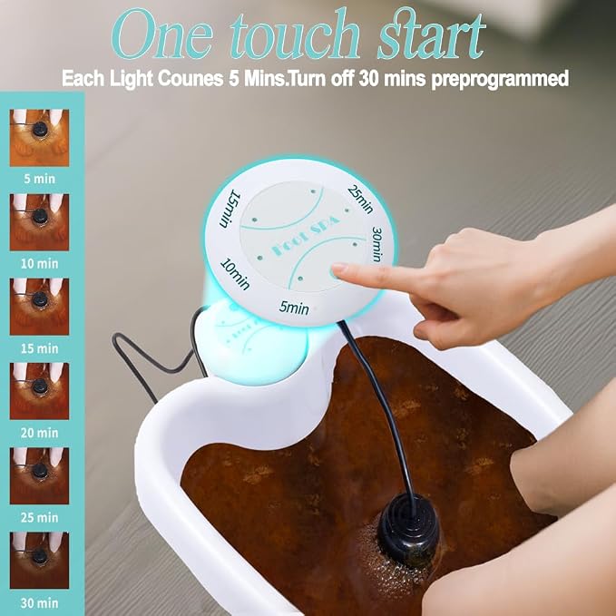Portable Ionic Detox Foot Spa Machine, Ion Cleanse Foot Care Kit - Image 2