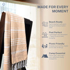 Cotton Turkish Beach Towel - Image 3