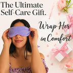 Weighted Lavender Eye Mask for Sleeping, Relaxation, Meditation & Self-Care – - Image 2