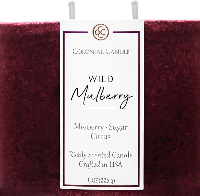 Colonial Candle Wild Mulberry Scented Candle Jar, Highly Fragranced Candles - Image 5