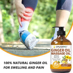 2 Pack Ginger Oil Lymphatic Drainage Massage, Belly Drainage Ginger Oil-Warming - Image 4