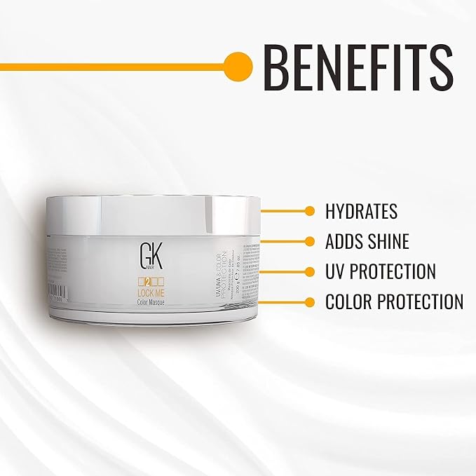 GK HAIR Hair Masque Global Keratin Lock Me Deep Conditioner Mask - Image 3