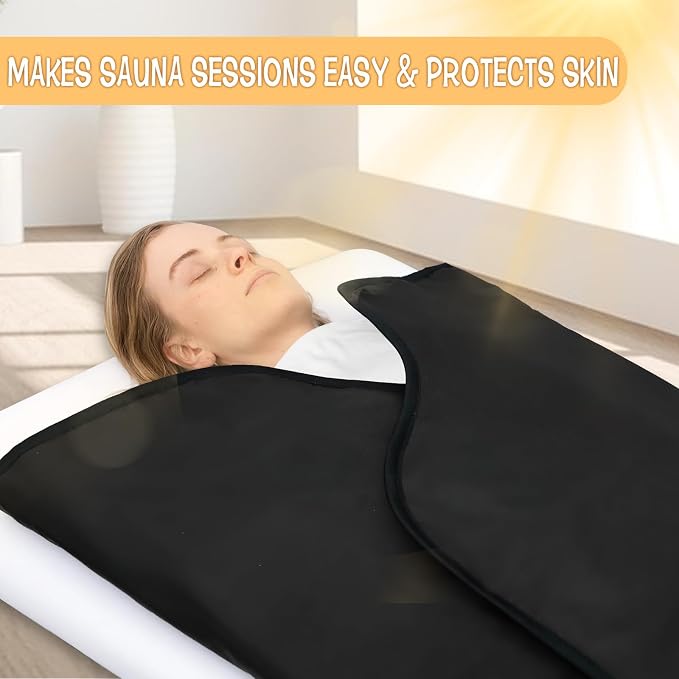 31"x71" Sauna Blanket Insert 2 Pack Machine Washable Blanket Towel Insert Super - Image 6