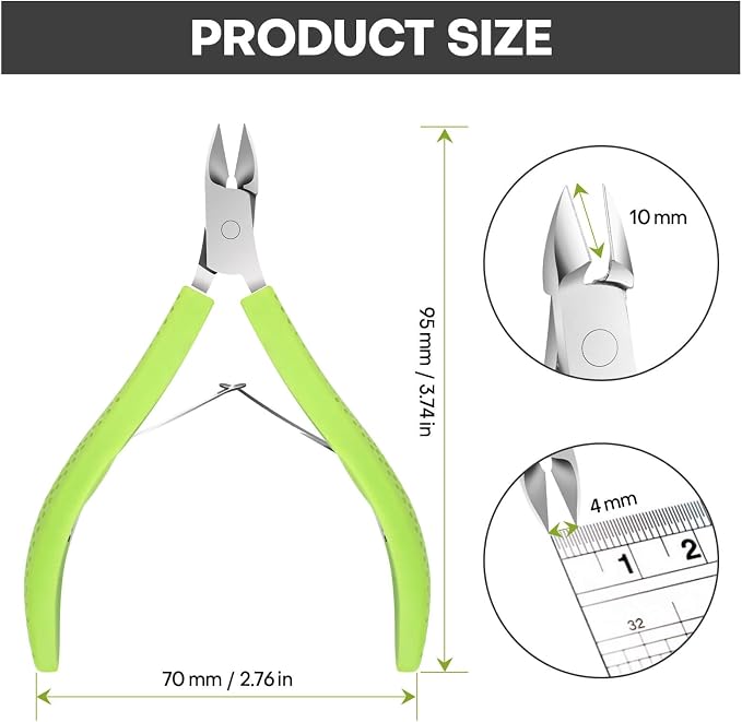 Cuticle Trimmer, Professional Nail Cuticle Cutter, Stainless Steel Cuticle - Image 2