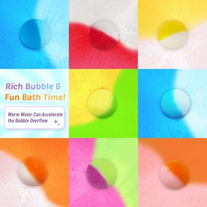 Bath Bombs for Kids with Toy Inside, Animal and Ocean Surprise Inside, Handmade - Image 5
