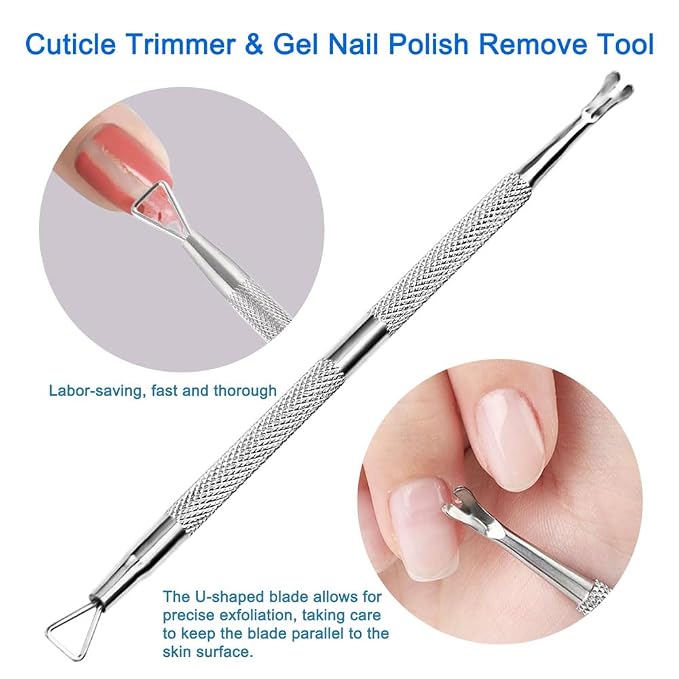 Professional Cuticle Nippers Set, Stainless Steel Manicure Kit - Image 3