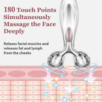 Stainless Steel Gua Sha and Face Roller Set, Facial Tool - Image 5